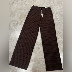 Max Studio London Wide Leg Pants (Brownstone)
